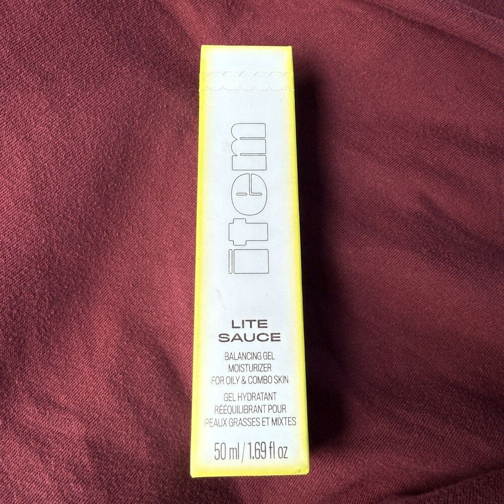 ITEM BEAUTY Lite Sauce Balancing Gel Moisturizer ~ 50mL/ 1.69 fl oz ~ NEW SEALED